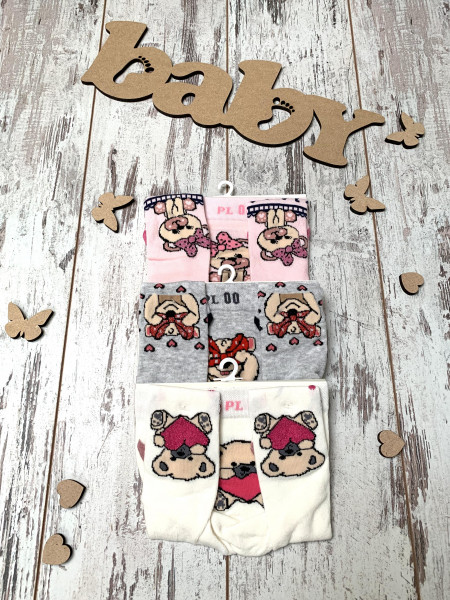 Колготы детские Pier Lone Bears, хлопок, 0-2года