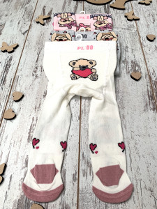 Колготы детские Pier Lone Bears, хлопок, 0-2года