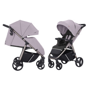 Коляска прогулочная Carrello Bravo Plus CRL-5515/1, рама цв. Platinum, с дождевиком