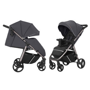 Коляска прогулочная Carrello Bravo Plus CRL-5515/1, рама цв. Platinum, с дождевиком
