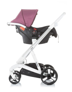 Коляска универсальная Chipolino Electra 3в1, с фарами и автоматическим тормозом