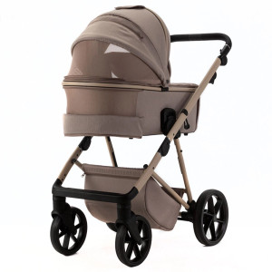 Коляска универсальная Adamex Delta Natura, 2в1, ткань