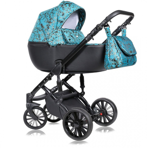 Коляска универсальная Quali Prado 2 в 1, кожа 100%