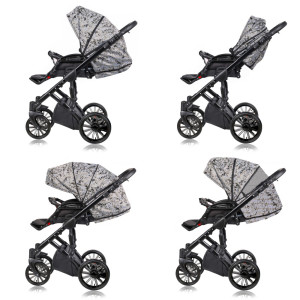 Коляска универсальная Quali Prado 2 в 1, кожа 100%