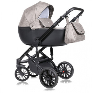 Коляска универсальная Quali Prado 2 в 1, кожа 100%