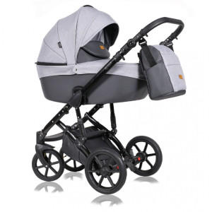 Коляска универсальная Quali Rossa 2 в 1, кожа 100%