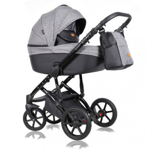 Коляска универсальная Quali Rossa 2 в 1, кожа 100%