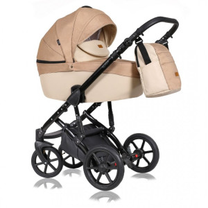 Коляска универсальная Quali Rossa 2 в 1, кожа 100%