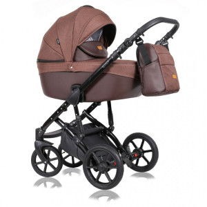 Коляска универсальная Quali Rossa 2 в 1, кожа 100%