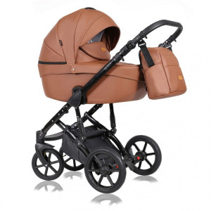 Коляска универсальная Quali Rossa 2 в 1, кожа 100%