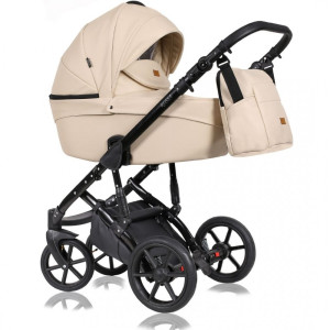 Коляска универсальная Quali Rossa 2 в 1, кожа 100%