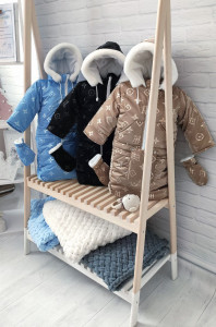 Комбинезон для новорожденных, трансформер, 3в1, зимний, плащевка/овчина, до 2-х лет