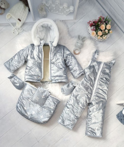 Комбинезон для новорожденных, трансформер, 3в1, зимний, плащевка/овчина, до 2-х лет