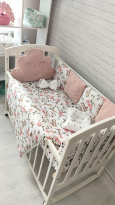 Детское постельное белье Велюр, велюр/бязь, 7 элементов