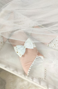 Детское постельное белье Глиттер, велюр/бязь/глиттер, 7 элементов