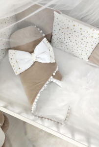 Детское постельное белье Глиттер, велюр/бязь/глиттер, 7 элементов