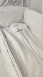 Детское постельное белье Стеганка, велюр/хлопок, 7 элементов