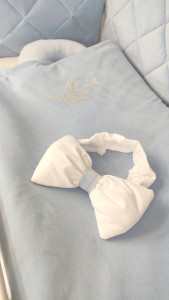 Детское постельное белье Стеганка, велюр/хлопок, 7 элементов