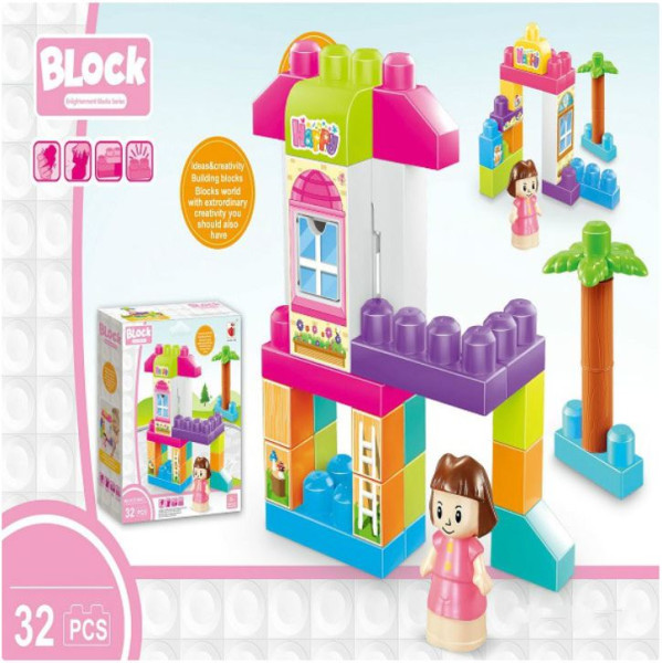 Конструктор Block Принцесса 313T, 32 детали