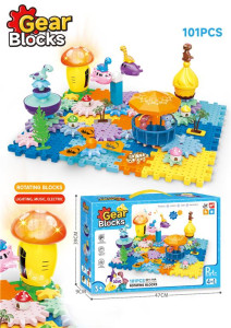 Конструктор Clear Blocks Мир динозавров, 101 шт.