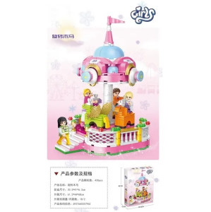 Конструктор Cogo Girls Карусель, 430 деталей