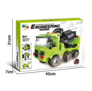 Конструктор Engeniring Бетономешалка 31004/43357, 306 деталей