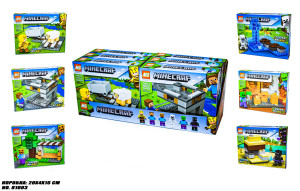 Конструктор лего Minecraft 81003B, 53+ деталей