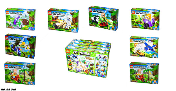 Конструктор lego My World Minecraft, 42-48 дет.