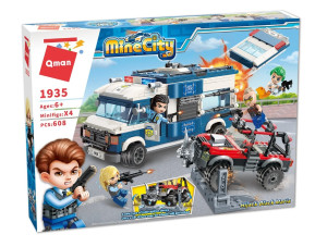 Конструктор Qman MineCity 1935, 608 деталей
