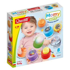 Мягкие блоки Quercetti Momy Soft, с световыми и звуковыми эффектами, 8 штук