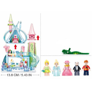 Конструктор lego SLUBAN Сказочный замок, 447 деталь