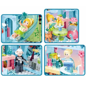 Конструктор lego SLUBAN Сказочный замок, 447 деталь