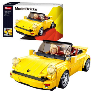 Конструктор SLUBAN лего Model bricks - немецкая спортивная машина, 290 деталей