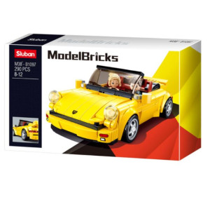 Конструктор SLUBAN лего Model bricks - немецкая спортивная машина, 290 деталей