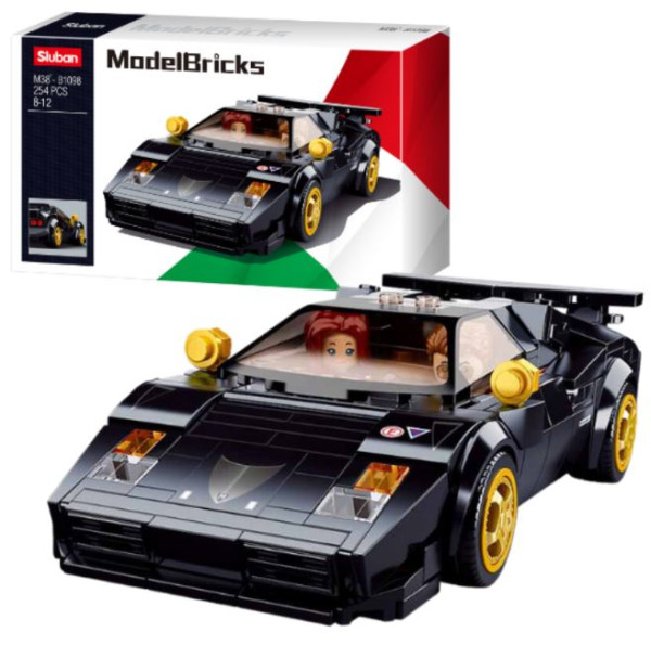 Конструктор SLUBAN лего Model bricks - итальянская спортивная машина, 254 деталей