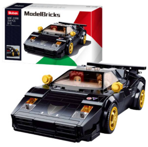 Конструктор SLUBAN лего Model bricks - итальянская спортивная машина, 254 деталей