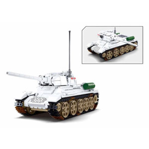 Конструктор lego SLUBAN Танк T-34/85 из Битвы за Будапешт, 518 деталей
