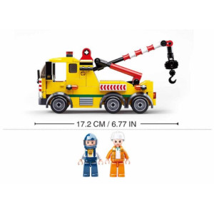 Конструктор Sluban лего Mobile Crane Эвакуатор, 205 деталей