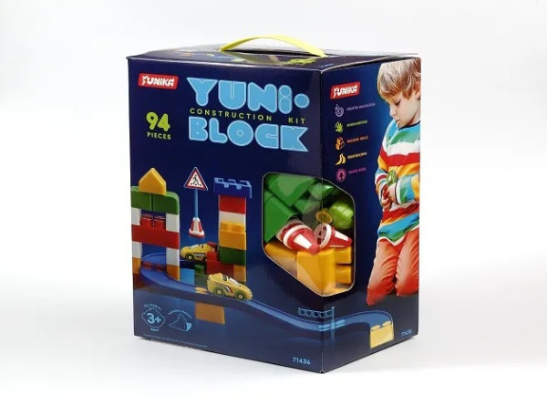 Конструктор Yuni-Blok, 94 детали