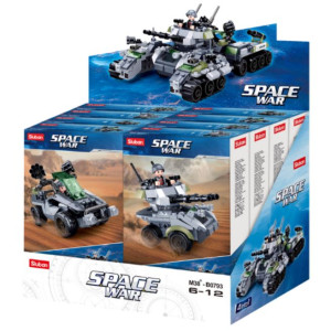 Конструктор lego SLUBAN B0793 Космический танк, 120-128 деталей