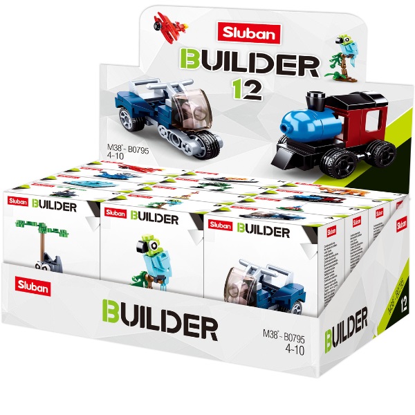 Конструктор Sluban B0795 Builders, 25-36 деталей