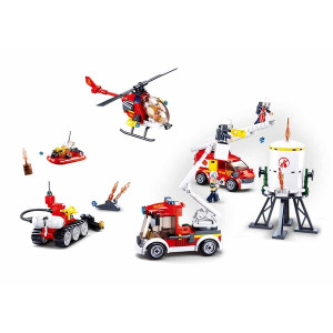 Конструктор Sluban B0811 Fire Set, 490 деталей