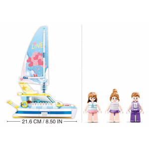 Конструктор Sluban B0867 Girls Dream-Yacht, 301 деталь