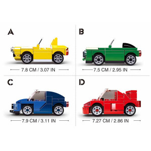 Конструктор Sluban B0885 Builder-Cars, 44 детали