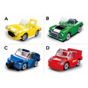 Конструктор Sluban B0885 Builder-Cars, 44 детали