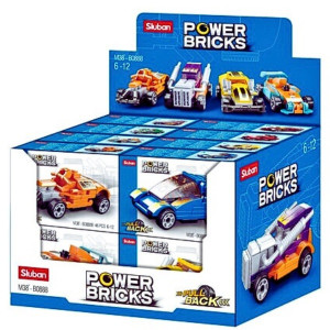 Конструктор Sluban B0888 Bricks-Pull Back Car, 45 деталей