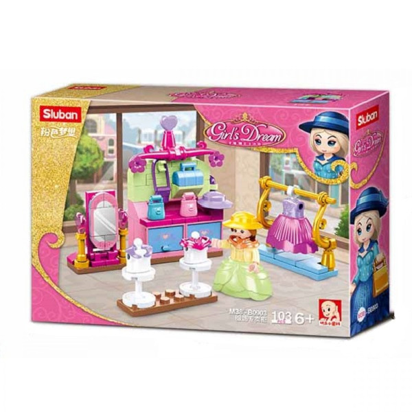 Конструктор Sluban B0903 Village-Clothes Store, 103 детали