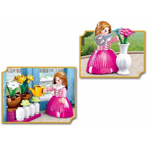 Конструктор Sluban B0905 Village-Flower Store, 154 детали