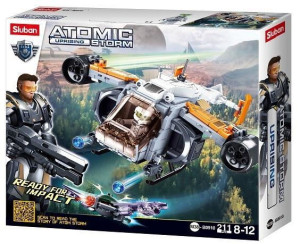 Конструктор Sluban B0910 Atomic Storm-Thunder S, 211 деталей
