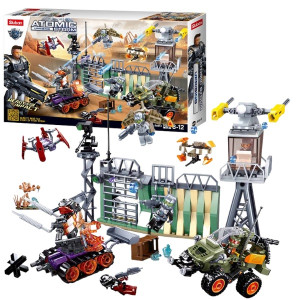 Конструктор Sluban B0912 Atomic Storm-Outpost, 501 деталь